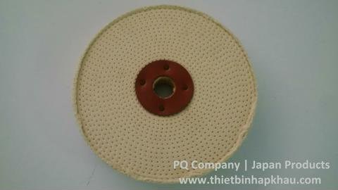 Bánh vải Cotton đánh bóng inox Đức Đường kính 200 mm x dày 30 mm x Cốt gắn 25.4 mm. Code: 3.10.200.1001 